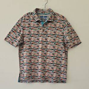 IBKUL Polo Shirt With Icefil Technology‎ Multicolored Print Size Small